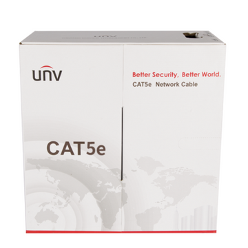 Cable UTP Uniview Cat5 Interior 305m Aleación (Blanco) - CAB-LC2100B-CCA-IN